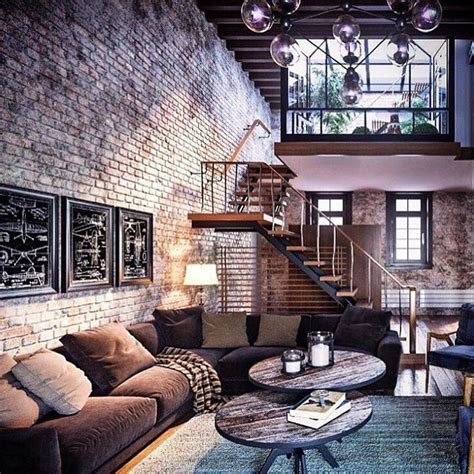 Stylish Man On Instagram “amazing Loft Design With Exposed Brick 🔥