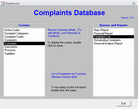 When you use the legacy track changes feature in excel, you'll see who made changes to the worksheet or workbook, and the changes they. Customer Complaints Management System Database