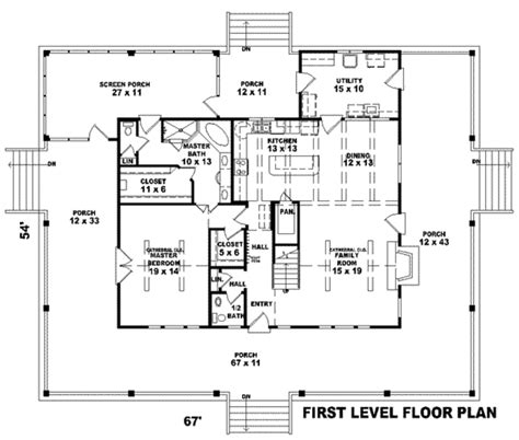 Country Style House Plan 3 Beds 35 Baths 2400 Sqft