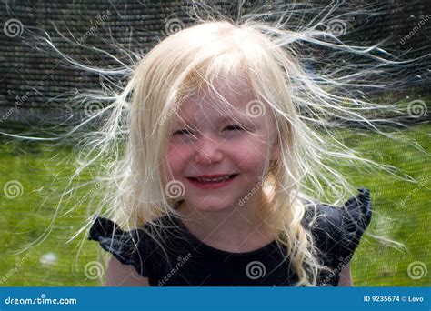 Bad Hair Day Stock Photo Image Of Grass Blond Hair 9235674