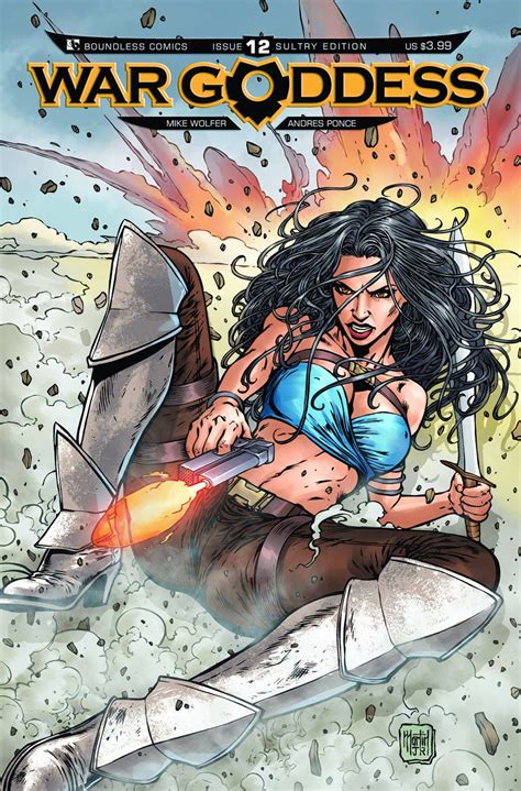 War Goddess Sultry Cover Fresh Comics