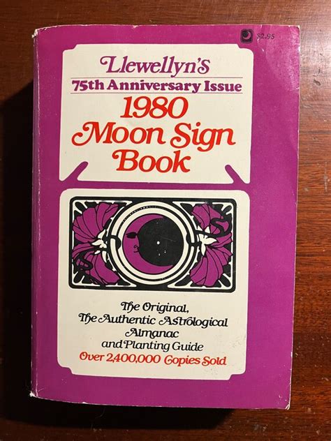 1980 Llewellyns Moon Sign Book And Daily Planetary Guide Etsy