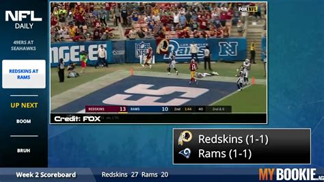 Nfl stream will make sure to have all the nfl in season and playoff games available everyday for your enjoyment. Washington Redskins vs. Los Angeles Rams Full Game ...