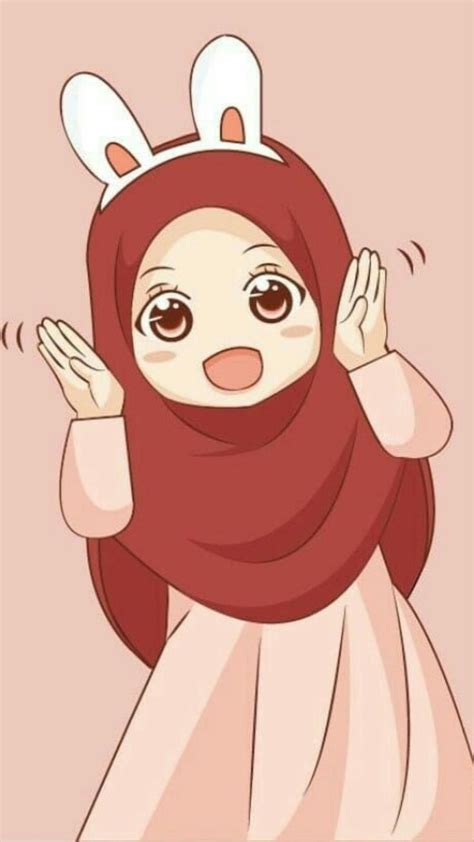 Pin Oleh Tini Supiah Di Muslimah Kartun Ilustrasi Karakter Kartun