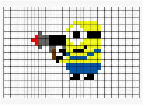 Minion Pixel Art Grid