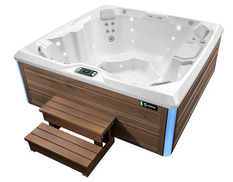 When hot tubs became popular in the 1960s, they were typically redwood or cedar barrels heated with hot the tub holds 220 gallons, so this is 880 gallons of water used each year. The 4 Most Stunning Hot Tubs For Decks | Hot Spring Spas