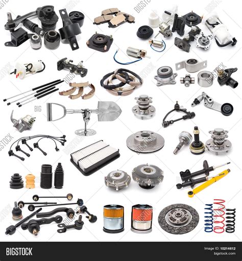 Set Auto Parts Image And Photo Free Trial Bigstock