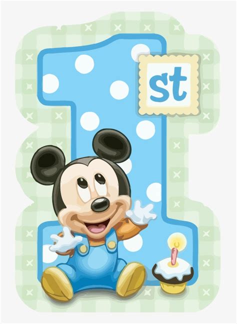 Download High Quality mickey mouse clipart 1st birthday Transparent PNG