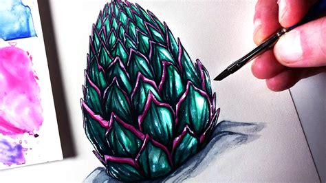 Painting A Dragon Egg Time Lapse Youtube