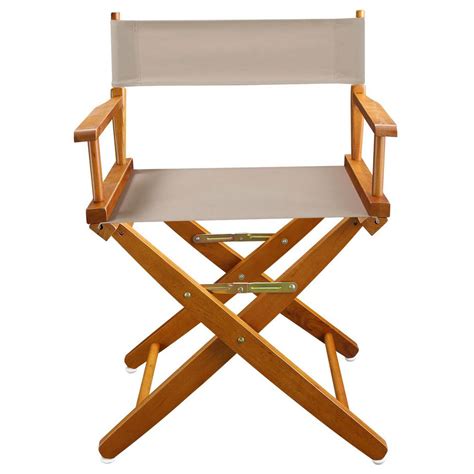 Mission Oak Frame Natural Canvas American Trails Folding Chairs 206 04 032 12 64 1000 