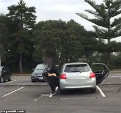 Girl Peeing Parking Telegraph