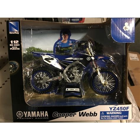 Yamaha Yzf Yz 450 F Cooper Webb Toy Model Diecast 112 Scale T Idea
