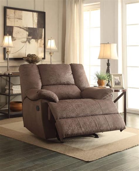 Choose from three positions, depending on your level of relaxation: Oliver Oversized Glider Recliner, Dark Gray Nubuck in 2019 ...