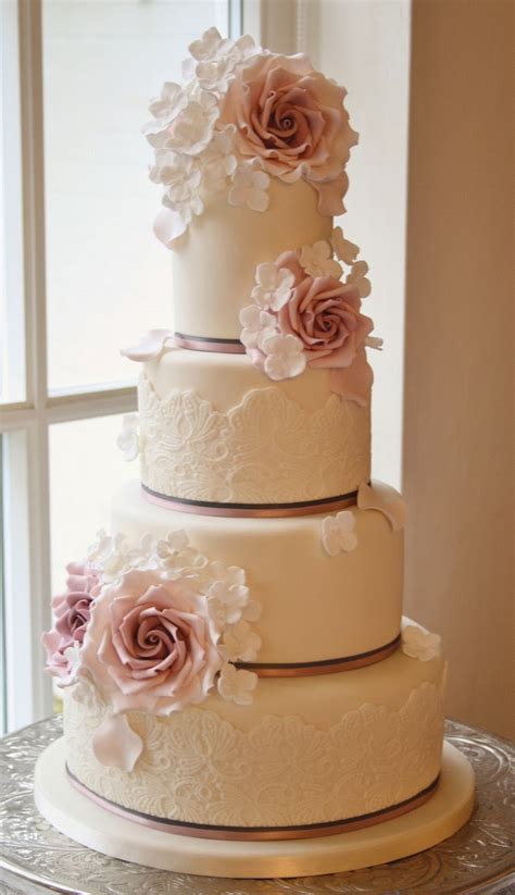 Marbled cake with rose gold image copyright blue rose photography. Gorgeous Lace Wedding Cakes - Bison Bantaran