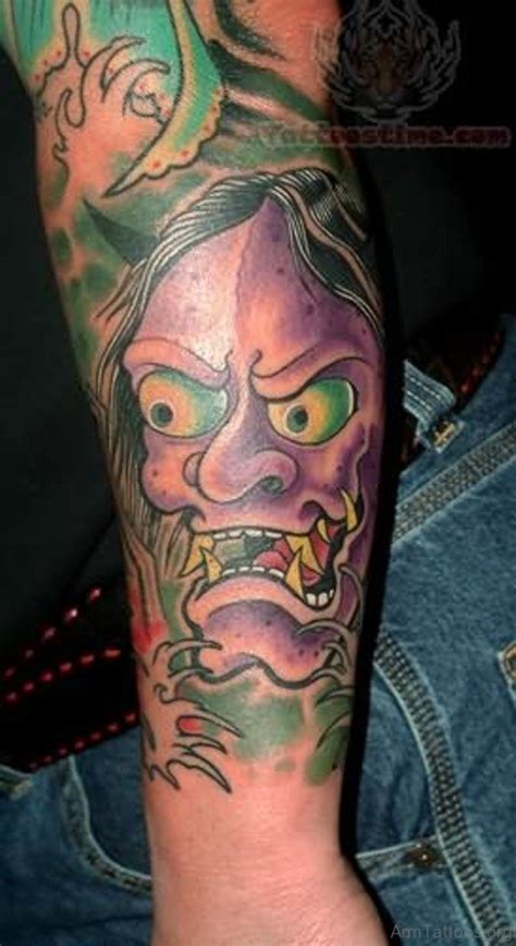 Check spelling or type a new query. Oni Mask Tattoo Forearm - Best Tattoo Ideas