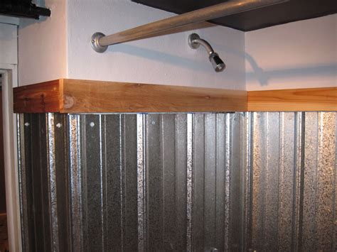 Galvanized Shower Surround A Complete How To Bungalow Bungahigh More
