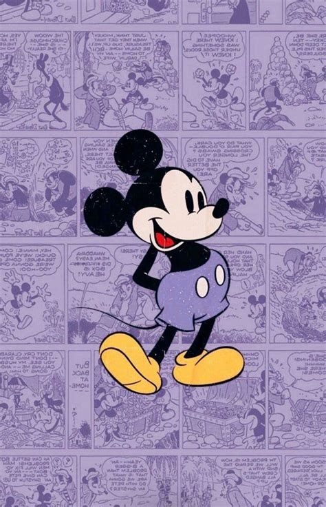 Fondo De Pantalla Morado De Mickey Mouse Disney Wallpapers Mickey