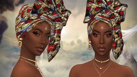 The Sims 4 Nubian Queen Black History Month Cc Links Youtube