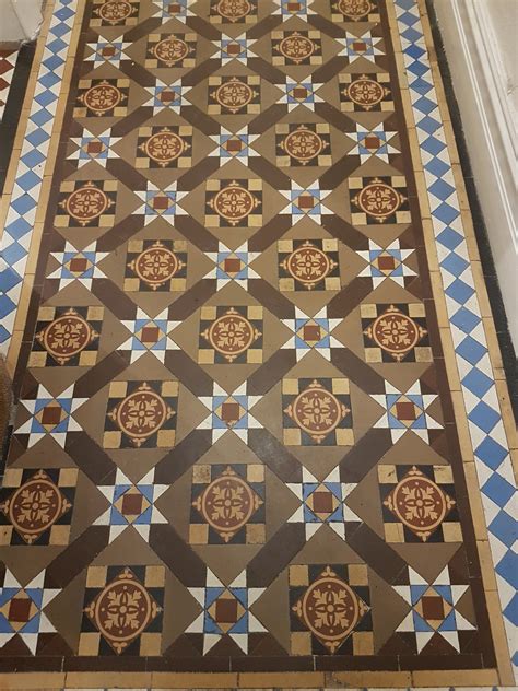 Maintaining Victorian Tiled Enterance In Yorkshire Spa Town Tiling