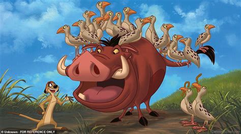 Warthog Covered In Birds Looks Just Like Lion King’s Pumbaa Character Express Digest