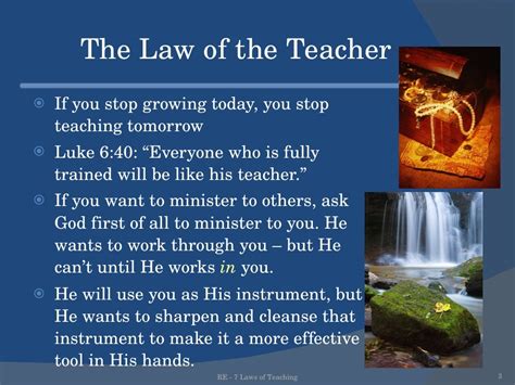 Seven Laws Of Teaching