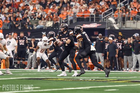 10 Thoughts On Oklahoma States 49 21 Loss To Texas In The Big 12 Title Game Pistols Firing