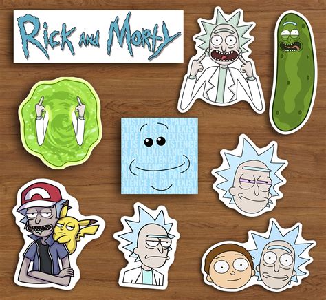 Rick And Morty Stickers I Made Rstickers