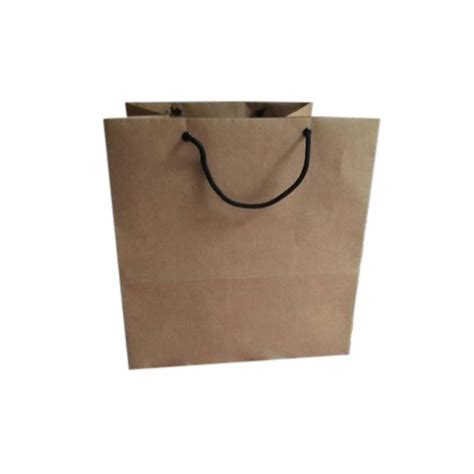 Brown Plain Kraft Paper Bag Capacity 1 5 Kg At Rs 10piece In Navi