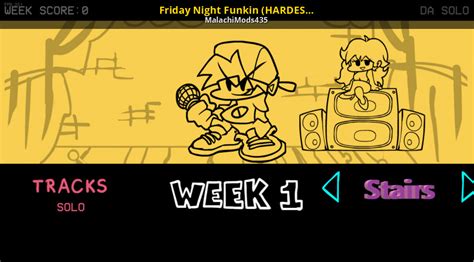 Friday Night Funkin Hardest Solo Mod Friday Night Funkin Mods