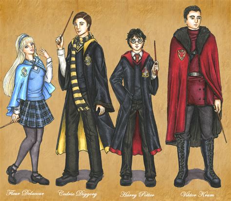 Triwizard Champions By Foxy Lady Jacqueline On Deviantart