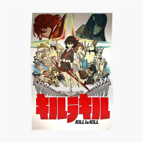 Kill La Kill Poster Poster For Sale By Anime Store01 Redbubble