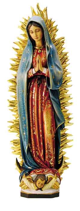 Nuestra señora de guadalupe), also known as the virgin of guadalupe (spanish: Our Lady of Guadalupe Full Color Statue. 90-7423. Tonini ...