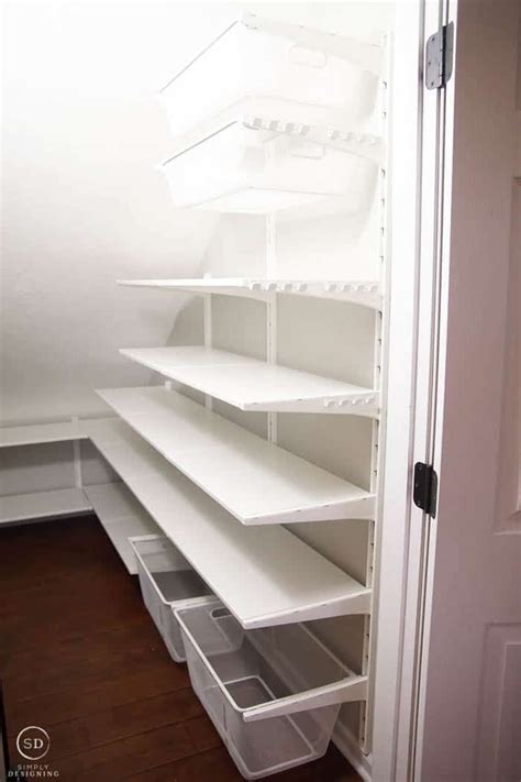 Remodeled kitchen pantry under the stairs • french blue cottage. How to Organize a Closet Under the Stairs & Pantry ...