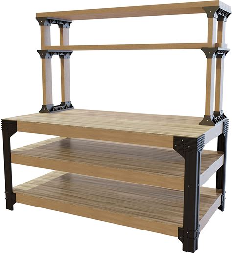 Amazon Lowest Price 2x4basics 90164mi Custom Work Bench And Shelving