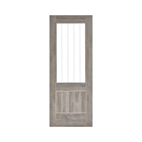 Mexicano Glass Light Grey Laminate Internal Door Candw Berry