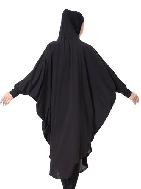 Muslim Prayer Jilbab Abaya Islamic Loose Batwing Sleeve Pullover Dress