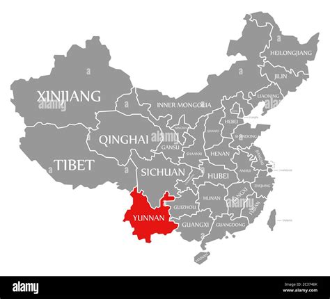 Yunnan Map Cut Out Stock Images And Pictures Alamy