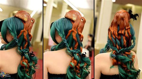 How To Octopus Hairpiece Hair Pieces Fascinator Hairstyles Steampunk Hairstyles
