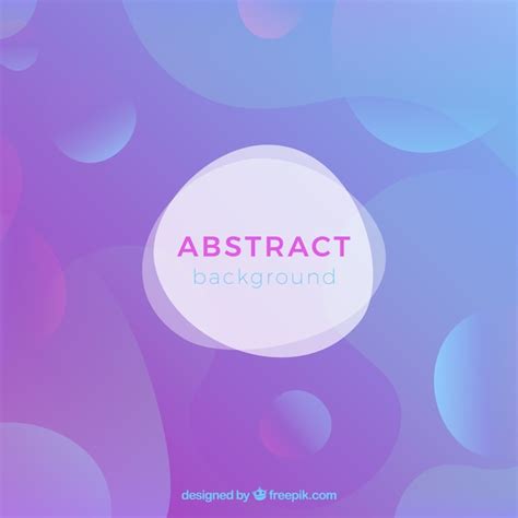 Free Vector Abstract Background With Colorful Bubbles