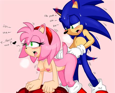 Rule 34 All Fours Amy Rose Anal Anal Fingering Anthro Areolae Ass Ass