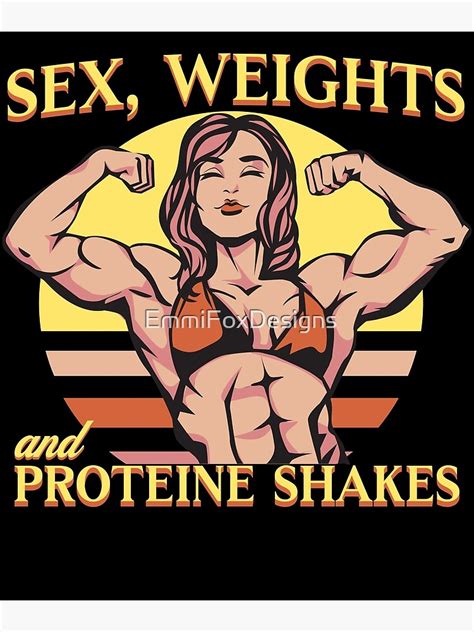 Sex Weights And Proteine Shakes Bodybuilder Bodybuilding Fitness