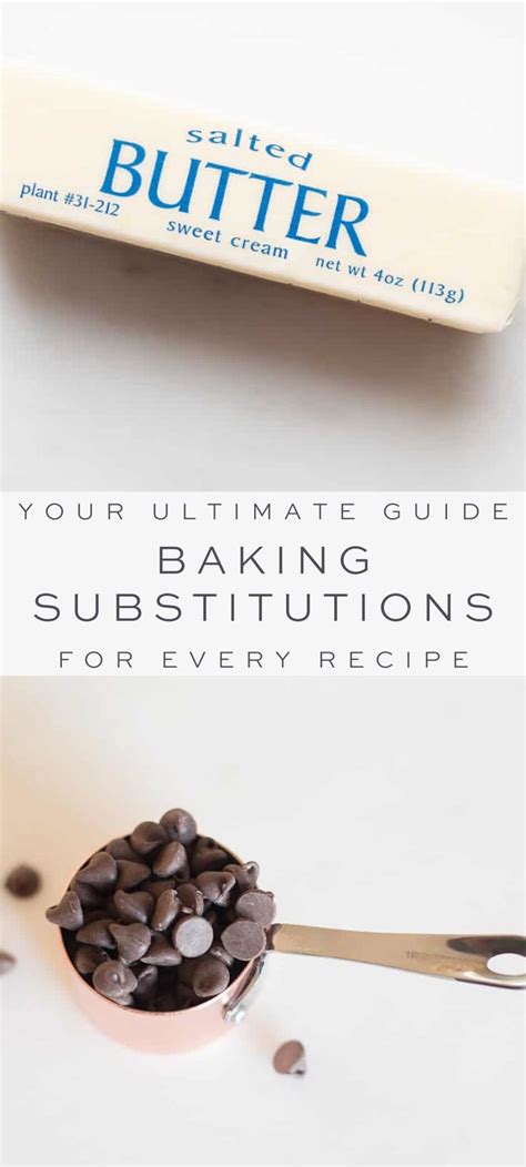 Your Ultimate Guide To Baking Substitutions Baking Substitutes