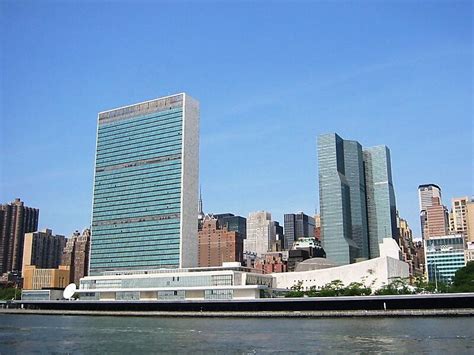 Sede De La Organización De Las Naciones Unidas En Manhattan Nueva York