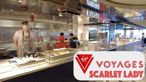 Virgin Voyages Scarlet Lady Tour The Galley Oakland Travel Youtube