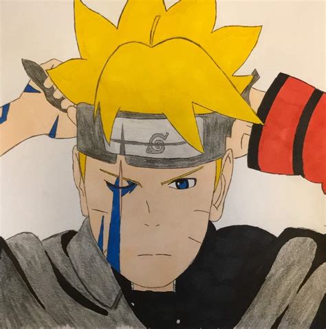 Boruto Grown Up Drawing Anime Wallpaper