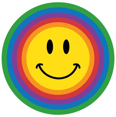 Susans School Daze Rainbow Color Smileys