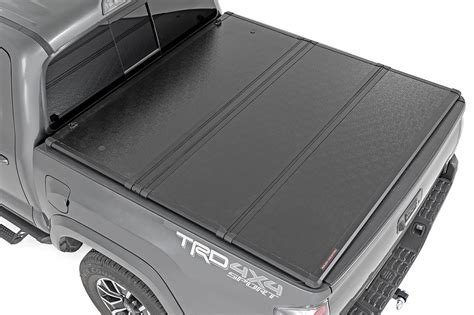 2016 2023 Toyota Tacoma 60 Hard Folding Bed Cover Rough Country