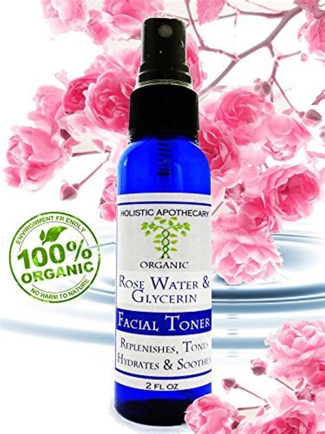 Organic Rose Hydrosol Rosewater And Glycerin Mist Face Toner Anti Age Regenerating Natural