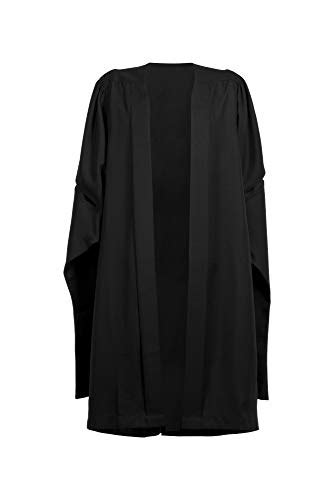 Buy Ashington Gowns Black Masters Graduation Gown Fully Fluted Ma Or