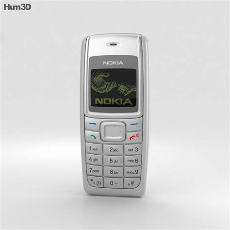 Nokia 1110 White 3d Model Electronics On Hum3d